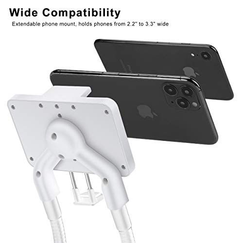 B-Land Cell Phone Holder, Universal Lazy Bracket DIY Mobile Phone Stand - color: White