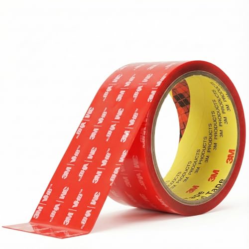 3M Double Sided Clear Tape Made of 3M 4905 Vhb 2" x 10 Ft Heavy Duty Mounting Tape Transparent Permanent Bonding Waterproof UV Resistant for Automotive Trim Emblems Spoilers Home Office Décor - size: 2" x 10 Ft