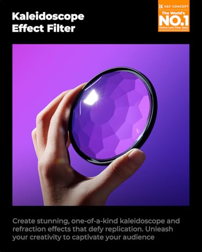K&F CONCEPT 77mm Kaleidoscope Effects Filter Prism - size: 77mm