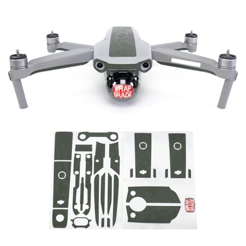 Wrapgrade Skin Compatible with DJI Mavic Air 2 | Accent Color B (Army Bumpy CAMO) - color: Army Bumpy Camo