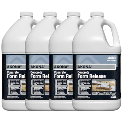 Concrete Form Release 4 Gallons, Release Agent for Molds, Spray Formula - size: 1 Gallon (Pack of 4)
