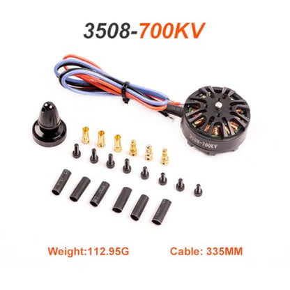 JeeFly 3508-700KV Brushless Motor for Drones CW CCW High Torque 700KV Outrunner Drone Motor Lightweight for FPV Fixed-Wing Helicopters Multirotor Quadcopter RC Models (4pcs) - size: 4pcs