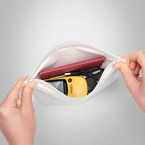 FIDLOCK Hermetic Dry Bag Flexible Magnetic Bag, Multi, Transparent Black - color: Transparent Black, size: Multi