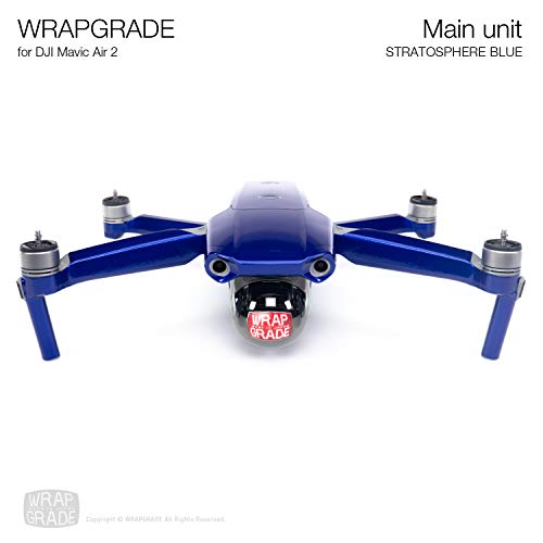 Wrapgrade Main Unit Skin Compatible with DJI Mavic Air 2 (Stratosphere Blue) - color: Stratosphere Blue