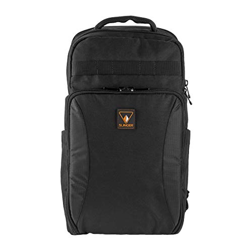 SLINGER Professional Camera Backpack Bag for DSLR, SLR & Mirrorless Cameras, Waterproof Case, Nikon, Sony, Tripod Holder (Small)