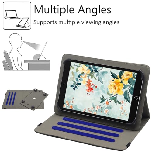 Universal 10 10.1 11 Inch Android Tablet Case Cover for 9.6-11 Inch Tablet - color: Dark Blue