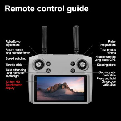 Airdrop Drone with Camera, Drones GPS Auto Return Foldable for Adults