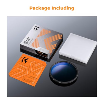 K&F CONCEPT 52mm Variable ND2-2000 (1-11 Stops) ND Camera Lens Filter - size: 52mm