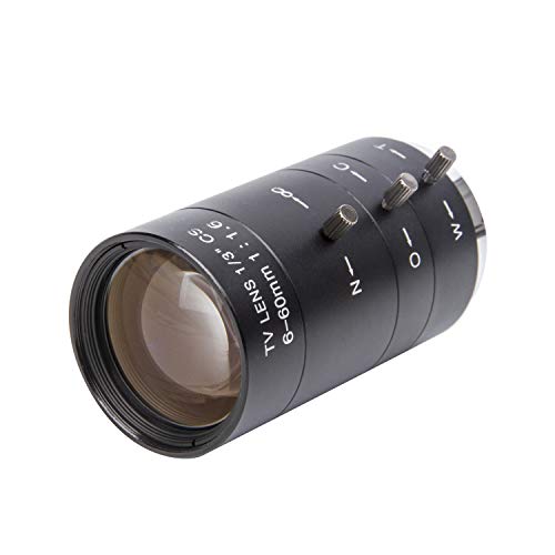 6-60mm 1/3" CS Lens CCTV Lens IR F1.6 Manual Zoom Manual Iris for CCTV CCD Camera - color: 6-60mm
