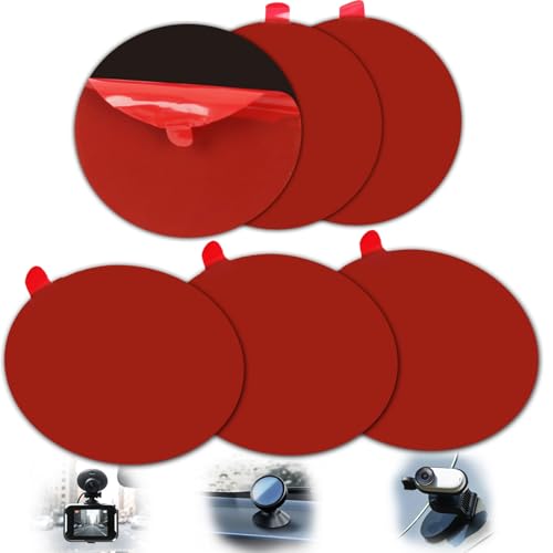 Double Sided Adhesive Pads for Dash Cam, 6PCS, 2.83 Inch