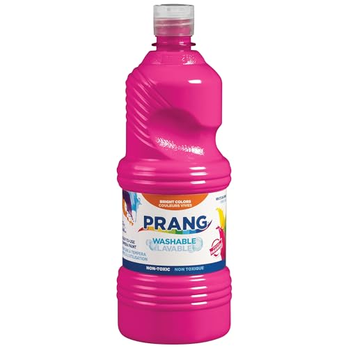 Prang Washable Tempera Paint, Magenta, 32 Oz., 1 Count - color: Magenta