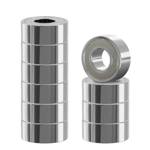 10 Pcs 684ZZ Ball Bearings, Carbon Steel, 4x9x4mm - size: 684ZZ 10Pcs