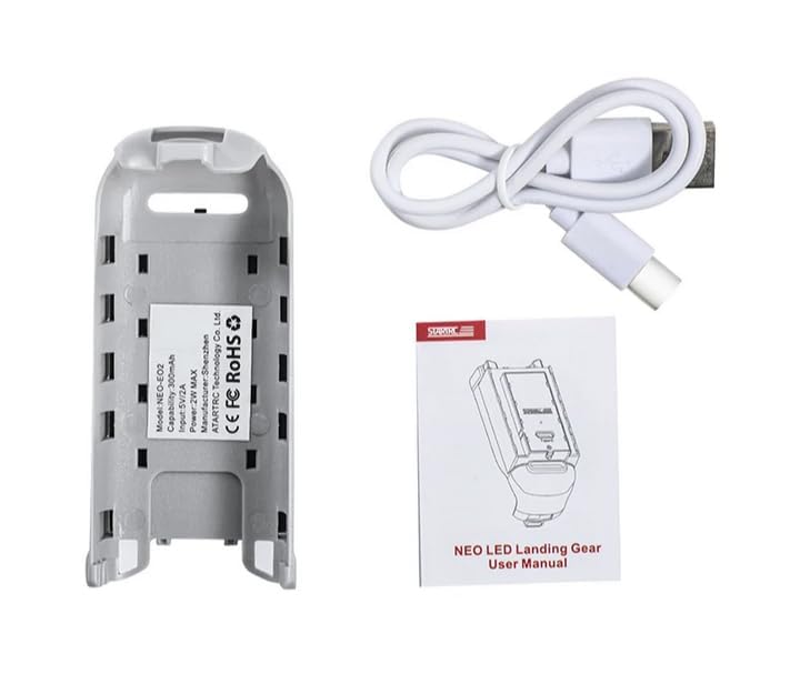 Coyktonty Night Lighting Landing Gear for DJI NEO,Rechargeable LED Night Flying Lights