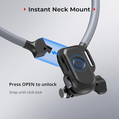 SMALLRIG Magnetic Phone Holder Action Camera Neck Mount with Chest Strap - style: for Phone & Action Camera
