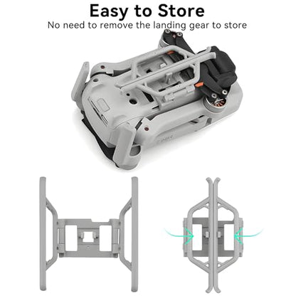 Mini 2 SE/Mini 4K Landing Gear Foldable Quick Release Extension Leg for DJI Mini 2 Series Drone Accessories