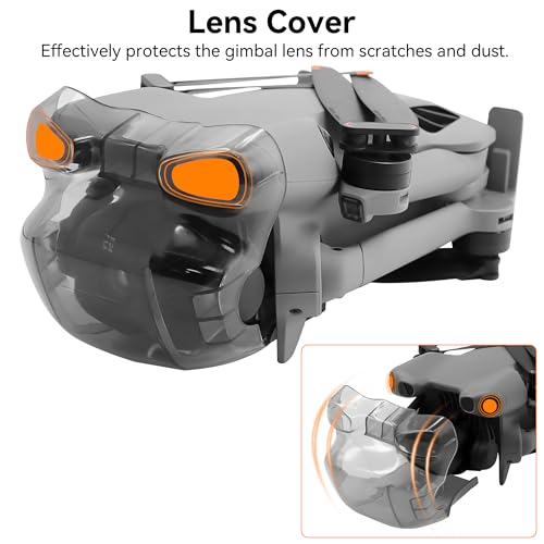 Mini 5 Pro Propeller Guard - 4 Pcs Accessories Set with Blades Landing Gear Foldable Extension Legs Lens Cover Gimbal Protector for DJI Mini 5 Pro Drone
