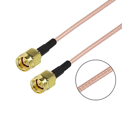 XMSJSIY SMA Male Pigtail Cable Bare Wire Open End Solder Coaxial Coax Cable - style: SMA Male
