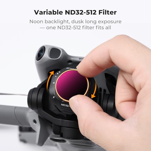 K&F CONCEPT Variable ND Filter Compatible with DJI Mini 5 Pro - style: ND32-512