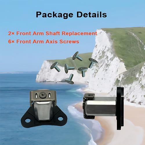 Front Arm Axis Replacement for DJI Mini 5 Pro/Mini 4 Pro/Mini 3 Front Arm Hinge Shaft Screws Repair Parts for DJI Mini 3 Drone Front Arm Replacement Accessories（with Reinforcement Ribs）