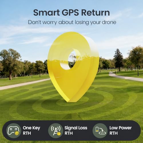 Holy Stone HS175G GPS Drone With 4K EIS Camera For Adults, 249g Foldable RC Quadcopter With Auto Return, Follow Me, 90 Mins Flight Time, Battery Fast Charge, Headless Mode