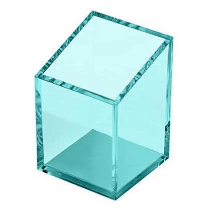 OfficeGoods Acrylic Pen and Pencil Holder, Green - color: Green