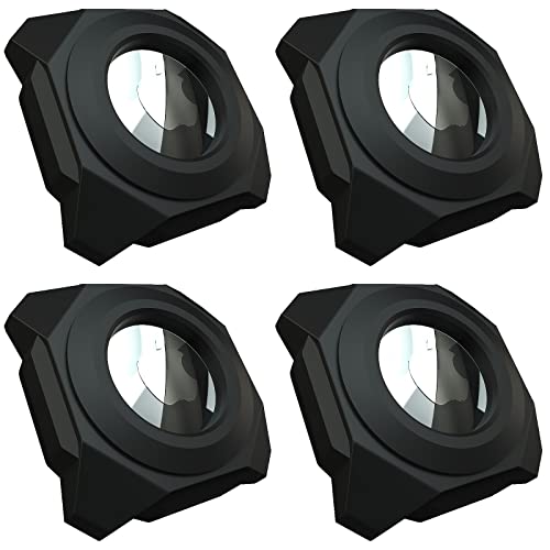 LouisKoo Compatible with Airtag Holder 2nd & 1st Gen|Hard ABS Stick-on Air Tag Holder with Removal Tool|Waterproof & Sound Window Design for Bike,Bicycle, Drone, Car,Luggage |4-Pack Waterproof Black - color: 4-Pack Waterproof Black