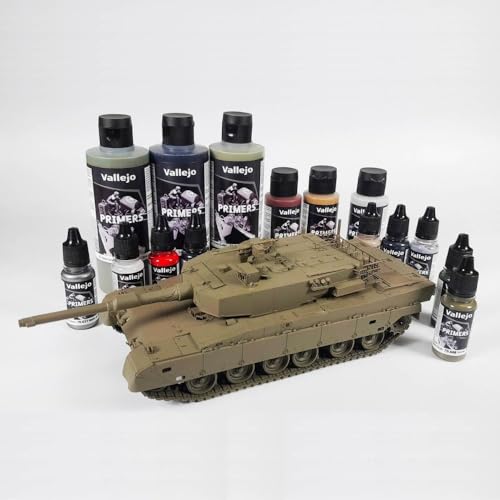 Vallejo - Surface Primer Color | Black Acrylic Primer 60 ml (2.02 fl.oz.) | Matte Finish and Fast Drying | Perfect for Airbrushing and Great Adhesion to Figurines and Scale Models - style: Black Primer 60 ml. (2.02 fl.oz.)