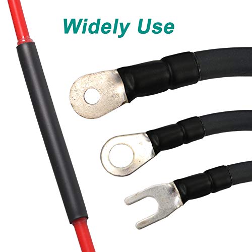 2 Inch Dia 3:1 Waterproof Heat Shrink Tubing, Dual Wall, 4ft, Black - size: 2" (4ft, Black)