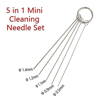 Joyangy Airbrush Cleaning Kit 5 Needles 5 Brushes Spray Gun Cleaner - size: 11pcs
