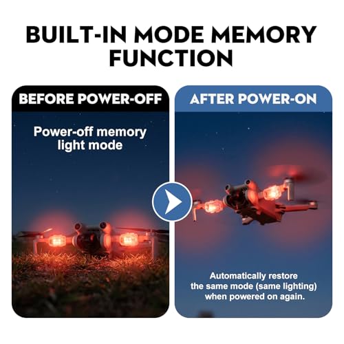 (2pcs) Drone Strobe Light, Anti-Collision LED Signal Light for Drones, Night Flying Visibility Drone LED Light - size: 2pcs