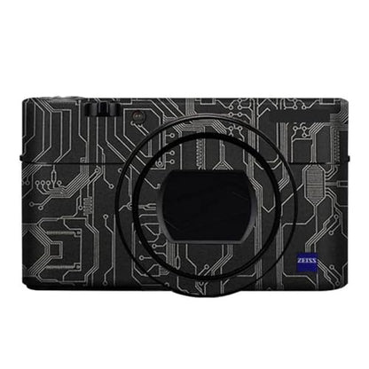 Anti-Scratch Camera Cover Skin Sticker for Sony RX100VI RX100VII Camera Protector Film Skin Decals RX100M6 RX100M7(Circuit Titanium) - color: Circuit Titanium