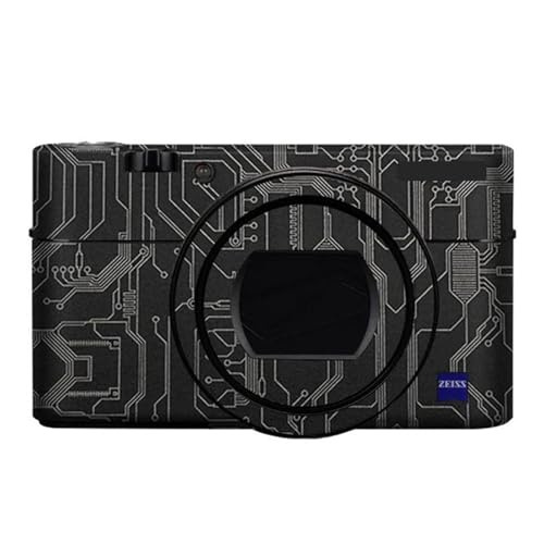 Anti-Scratch Camera Cover Skin Sticker for Sony RX100VI RX100VII Camera Protector Film Skin Decals RX100M6 RX100M7(Circuit Titanium) - color: Circuit Titanium