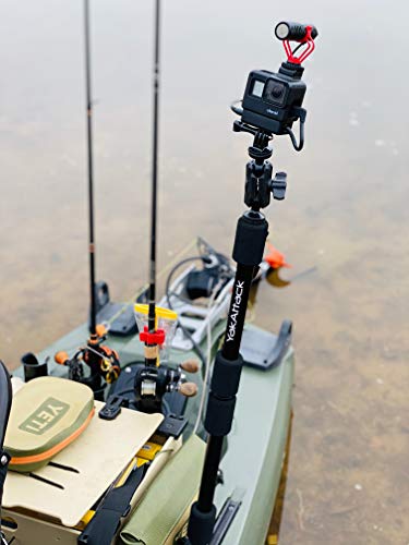 YakAttack PanFish Pro Camera Mount - 33" Floating Pole, Made in USA - style: PanFish Pro
