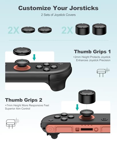 Spican Switch 2 Accessories Bundle 17-in-1, Switch 2 Carrying Case, Joypad Charger, Screen Protectors, Steering Wheel, Joypad Grip & More for Nintendo Switch 2 - size: 17 in 1 Bundle