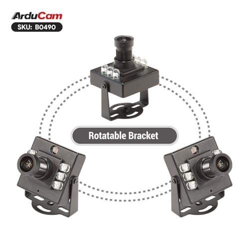 Arducam 1080P Day & Night Vision USB Camera for Computer, 2MP Automatic IR-Cut Switching All-Day Image USB2.0 IMX462 Webcam Board with 940nm IR LEDs for Windows, Linux, Android and Mac OS