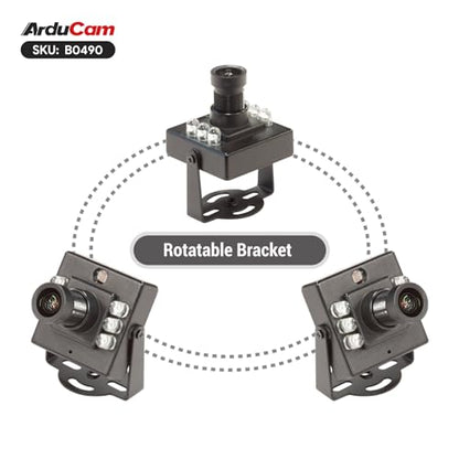 Arducam 1080P Day & Night Vision USB Camera for Computer, 2MP Automatic IR-Cut Switching All-Day Image USB2.0 IMX462 Webcam Board with 940nm IR LEDs for Windows, Linux, Android and Mac OS