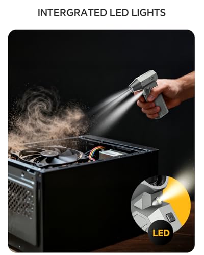 Compressed Air Duster 150000RPM 4-Gear Electric Soplador De Aire Portatil