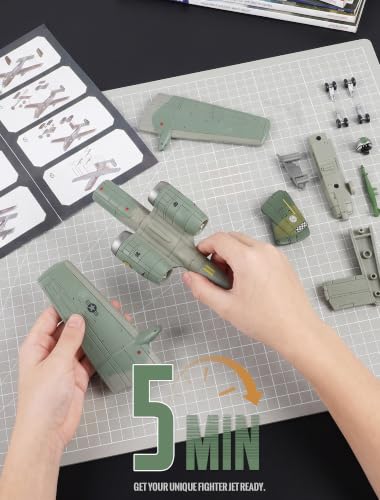 SEBUNAS 1:72 Scale A-10 Thunderbolt II Warthog Plastic Assembly Model Kit - color: 10.A-10 Green