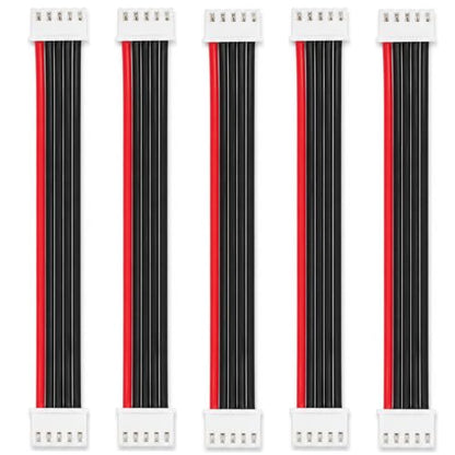 5-Pack 4S Balance Plug Extension Leads, 200mm 22AWG JST-XH Style Wires