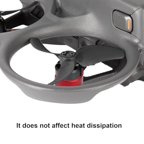 4pcs Bottom Protector Covers Compatible with DJI Avata 2 - color: red
