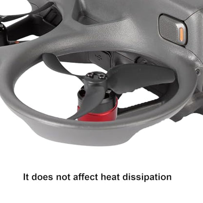4pcs Bottom Protector Covers Compatible with DJI Avata 2 - color: red