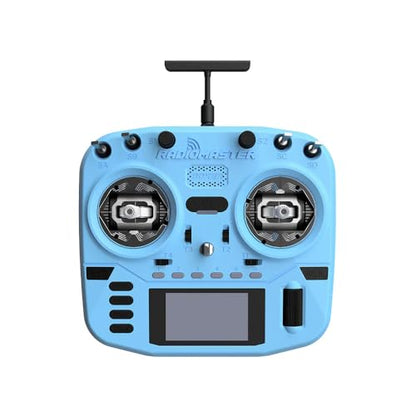 RadioMaster Boxer Crush EdgeTX 2.4G 16CH Remote Controller ELRS with AG01 Hall Gimbals (Blue) - color: Blue