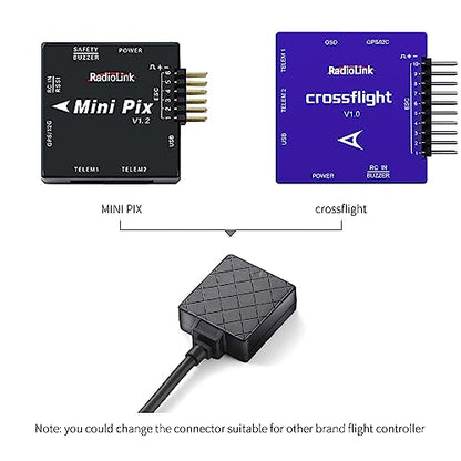 Radiolink M10N TS100 GPS Compass Module High Positioning Accuracy for FPV Flight Controller DIY RC Drone