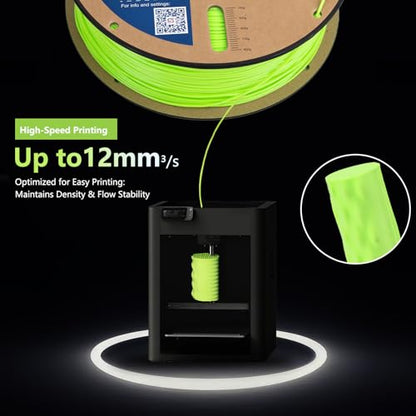 Siraya Tech Flex TPU Air - Active Foaming 3D Printer Filament, Green, 1kg - color: Tpu Air Green