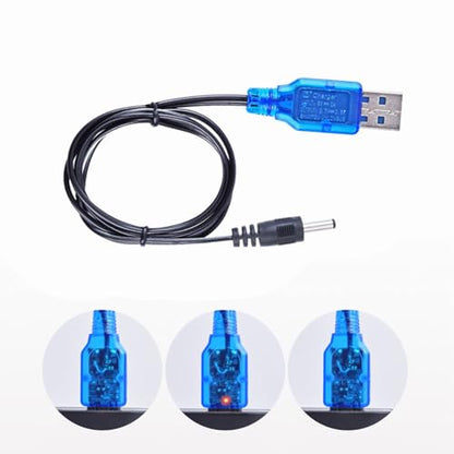 USB to DC3.5mm Cable USB Powered Battery Charging Cable 3.7V 3.5mm Tip to USB Charging Cord for RCDrones