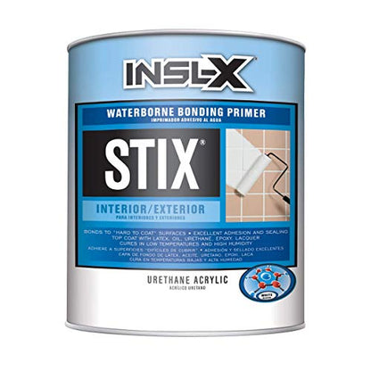 INSL-X SXA11009A-04 Stix Acrylic Waterborne Bonding Primer, 1 Quart, White - size: 32 Fl Oz (Pack of 1)