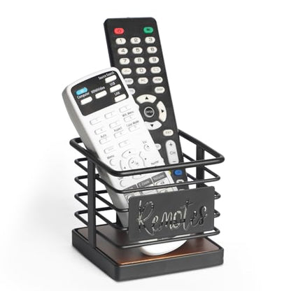Remote Control Holder, Remote Storage Organizer Caddy (for 2 or 3 Remote Controls),Remote Holder for Table