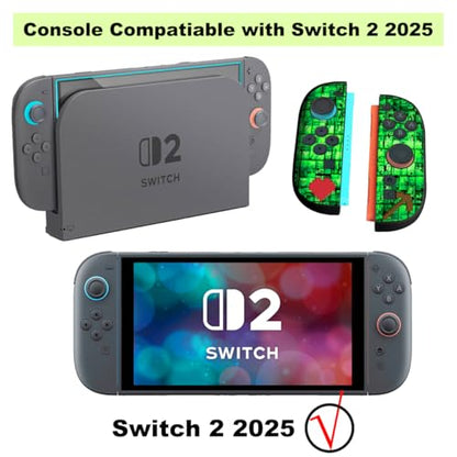 Protective Case for Nintendo Switch 2, Silicone Switch 2 Case & Thumb Grips - size: For Switch 2 2025 7.9 Inch