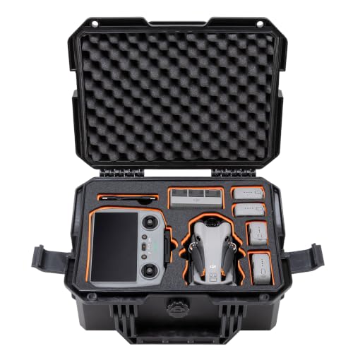 Eylar 13.8" Intact Series Compact Hard Drone Case, Lightweight and Durable Stacker Design with Pre-Cut EVA Foam Insert for DJI 5 Pro Drone & Accessories