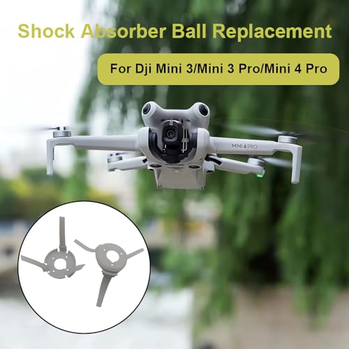 2 Pair Mini 4 Pro Gimbal Shock Absorption Rubber Replacement for DJI Mini 3 Pro Gimbal Damper Rubber DJI Mini 3 Gimbal Camera Shock Absorber Drones Accessories Parts (Left+Right)